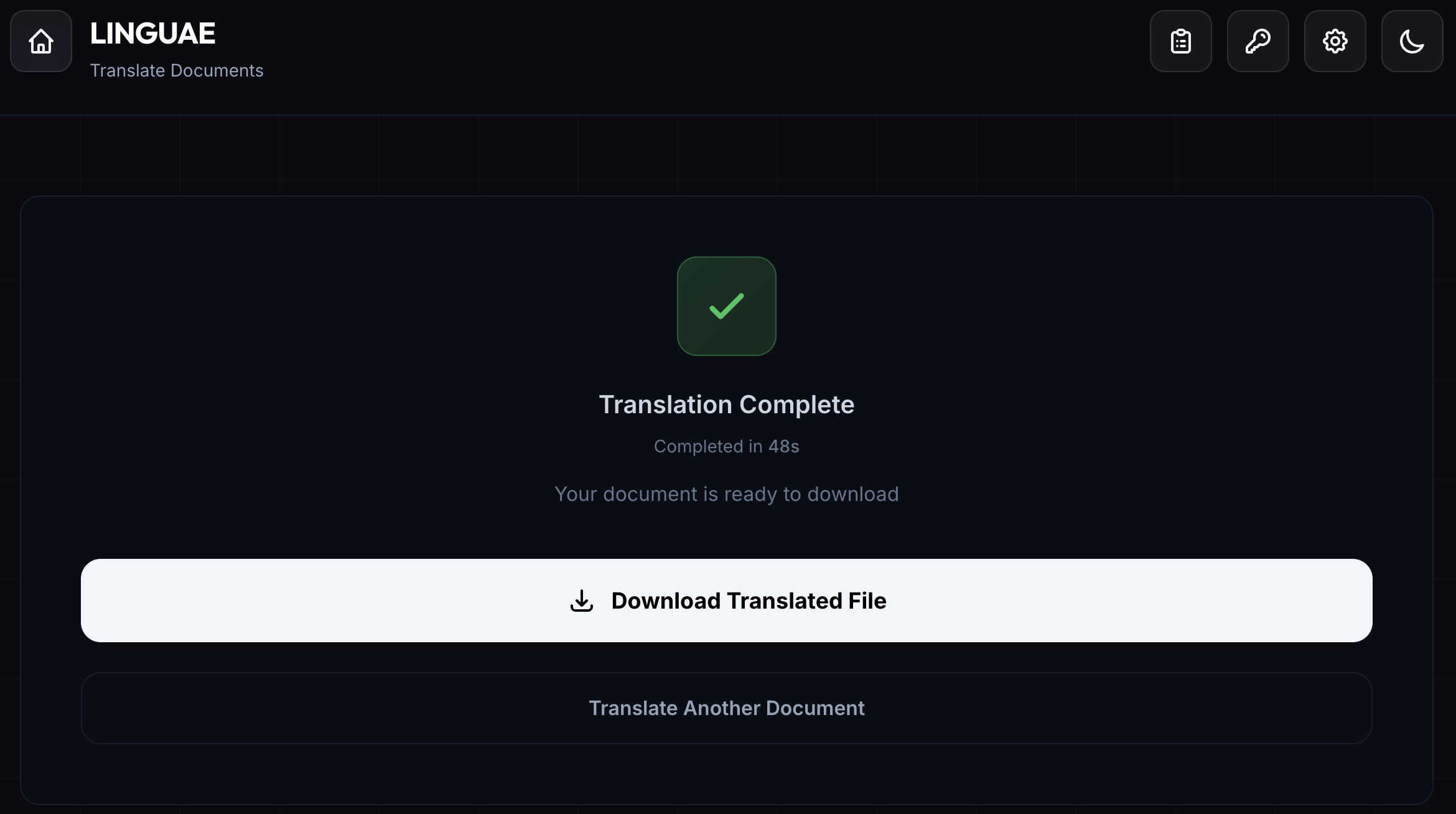 Fast mode completed in 48 seconds